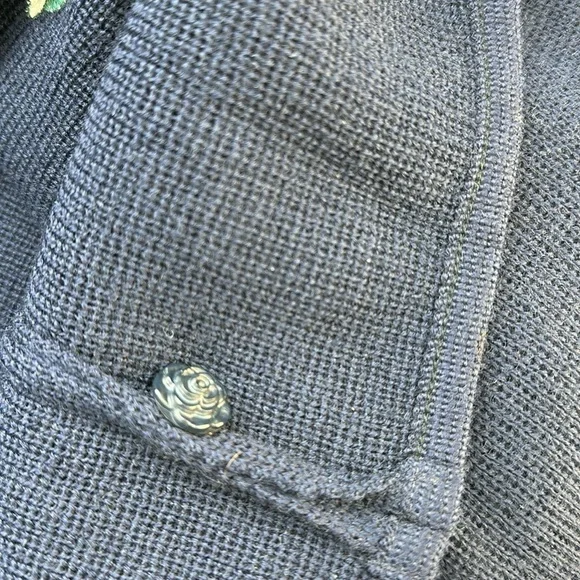 Vintage Vitabella Norway Embroidered Wool  Cropped Cardigan - Picture 8 of 9